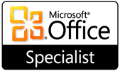 Microsoft Office specialist certificate